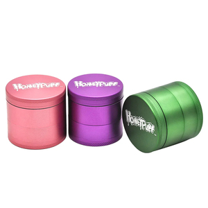 63mm 4 Layer Vortex Tobacco <b>Grinder</b> Aluminum <b>Herb</b> Crusher with Pollen Scraper, Smoking Accessories for Spice <b>Grinder</b> - Product Image 3