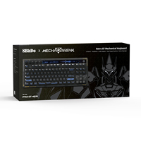 Clavier mécanique 8BitDo Gaming 108 touches, interrupteurs Kailh remplaçables à chaud, rétroéclairage LED, touches programmables, pavé numérique intégré, sans fil