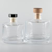 Bouteille diffuseur de parfum en verre transparent coloré de 100 ml et 200 ml avec bouchon intérieur en liège pour la maison et le spa