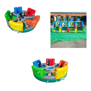 Bambini e adulti gonfiabili gonfiabili Sport interattivi gioco gonfiabile Bungee affamato ippopotamo Chow Down gioco - Product Image 4
