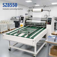 Machine de laminage hydraulique avec arrêt automatique pour film thermique BOPP, largeur 720 mm