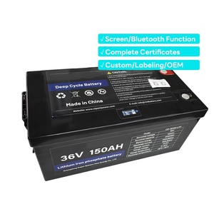 批发12V 50AH-400AH Lifepo4蓝牙IP65防水太阳能电池深循环锂离子包可充电 - Product Image 5