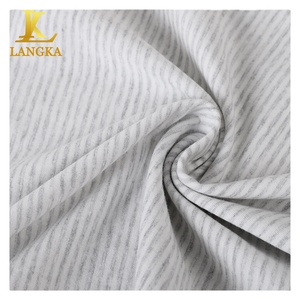 Langka 100% Cotton Thạch Xám Sọc Dệ<span class=keywords><strong>t</strong></span> Kim Trọng Lượng Nhẹ Màu Bông Bé Kids Quần Áo <span class=keywords><strong>T</strong></span> Shirt Duy Nhấ<span class=keywords><strong>t</strong></span> Jersey Vải - Product Image 2