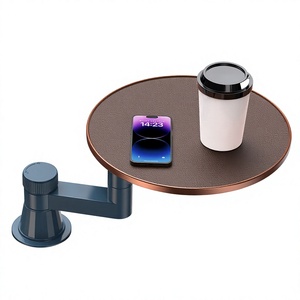 Plateau de siège arrière de voiture rotatif multifonctionnel à clipser, bureau d'étude en panneau artificiel - Product Image 4