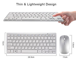 Slient Ergonomic Slim 2.4G <b>USB</b> Cordless <b>Mouse</b> Keyboard Combo Wireless Computer Keyboard and <b>Mouse</b> Combos for Windows Laptop Imac - Product Image 6