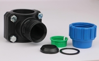 Collier de serrage en plastique PE Dexin pour irrigation 20-110 mm, connecteur rapide, installation facile, durée de vie de 5 ans