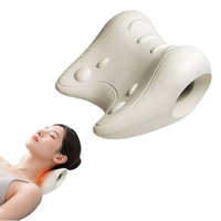 Coussin de massage de haute qualité pour la relaxation du cou et des épaules, correcteur de colonne vertébrale, dispositif de traction cervicale pour soulager les douleurs cervicales
