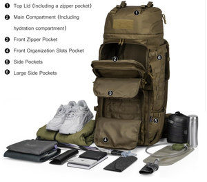 DF0404 75L Large <b>Storage</b> Outdoor Working <b>Camping</b> Travel Tool Bags Single Shoulder Oxford Bags for Outdoor Sports <b>Box</b> and <b>Storage</b> - Product Image 4