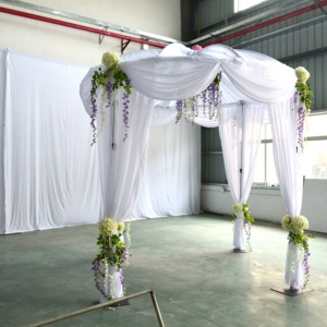 High quality aluminum round pipe and drape kits for wedding event - Product Image 3