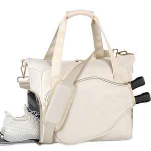 Sac de sport pour femme, grande capacité, imperméable, pour pickleball, bandoulière réglable, rangement pour chaussures, sac à dos, sac de gym - Product Image 1
