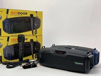 Altavoz Activo Portátil NEWRIXING NR-6012M con Reproductor de Música USB y TF, Panel Solar, Altavoz Inalámbrico con Micrófono, Superventas