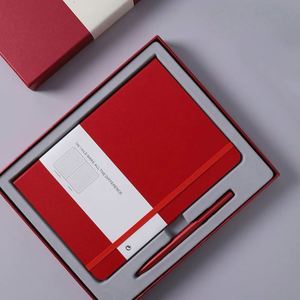 Carnet A5 A6 promotionnel tendance, stylo métallique, logo personnalisé imprimé pour cadeaux d'entreprise, salons professionnels - Product Image 4