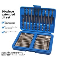Tournevis Perceuse Manuelle Entièrement Automatique Magnétique en Acier Chrome Vanadium – Kit Complet de Têtes de Perçage 50/36 Pièces