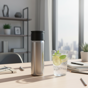 <b>750ml</b> Single Layer Stainless Steel <b>Bottle</b> With Function Lid for Replace Our Soda Maker Stainless Steel Material and Safe - Product Image 4