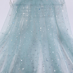 Vải Polyester Co Giãn Tùy Chỉnh Phổ Biến Để Lót Váy Lưới Chống Muỗi Kim Sa Vải Thiết Kế Lô Hàng Vải Dệt Kim - Product Image 6