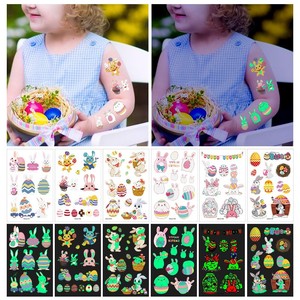 Autocollants de <span class=keywords><strong>tatouage</strong></span> lumineux imperméables pour enfants temporaires non toxiques de petite taille personnalisés - Product Image 1