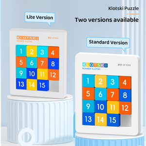 Qiyi Đồ Chơi Số 4X4 Klotski Từ Huarong Đường Não Trêu ghẹo Logic Đào Tạo Kỹ Thuật Số Hội Đồng Quản Trị Trò Chơi Câu Đố Đồ Chơi Giáo Dục - Product Image 6