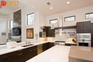 Gran oferta, armarios de cocina modernos personalizados, laca de lujo, encimeras laminadas de mármol, grifo, cesta de cajón, fábrica directa - Product Image 6