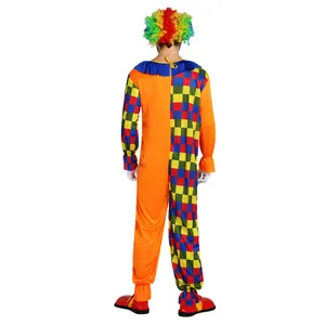 High Quality Christmas Halloween Clown Costume Adult For Wholesale