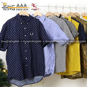 Camicie a maniche corte in cotone usate da uomo KingAAA all'ingrosso, bundle Ukay bianco all'ingrosso, abbigliamento estivo da spiaggia per adulti Taiwan - Product Image 6
