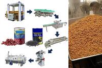 Ligne de production instantanée de taro et de légumes en conserve avec des composants essentiels tels que les roulements à billes PLC