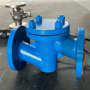 Válvula de Retención H41F46 DN100 Estándar Nacional de Acero al Carbono para Fluidos Corrosivos - Product Image 1