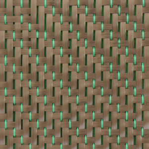 Tissu en fibre de carbone à paillettes vertes - Product Image 1