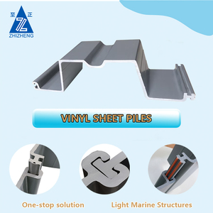 Fabrik-Bestpreis PVC-Pfahlplatten für Flussufer-Schutz, Kunststoff-PVC-Seewandpaneele, Kunststoff-Stahlpfahlpreis, Vinyl-Spundwände - Product Image 2