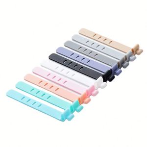 สายรัดจัดระเบียบสายเคเบิลซิลิโคน X919 สำหรับสายชาร์จและสายดาต้า iPhone - Product Image 1