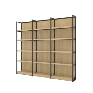 Porte-livre en bois, présentoir pour les fruits, Design de supermarché, papeterie, vente en gros - Product Image 4