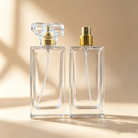 Boîte de parfum carrée de luxe d'usine avec bouchon et brosse, insert en mousse de 30 ml et emballage personnalisé