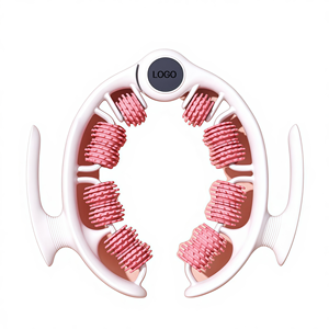 CZ Portable Fitness Roller Leg Massager Ring Clamp <b>Thigh</b> Roller Yoga Fitness Aid Leg <b>Shaper</b> Tool with Packaging - Product Image 1