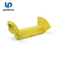 Ningbo Lepin Système de support pour gaine optique de gestion des câbles 120mm PVC ABS Intérieur Jaune