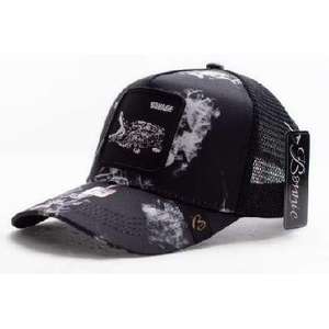 Cappello Trucker Savage in Tessuto a Rete, Regolabile e Traspirante, Unisex, Design a 6 Pannelli, Ricamo Frontale, Primavera-Estate - Product Image 1