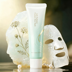 Mascarilla Facial Iluminadora de Jade con Extracto de Flor de Artemisia Capillaris y Extracto de Geranio para una Piel Radiante y Blanqueadora - Product Image 3