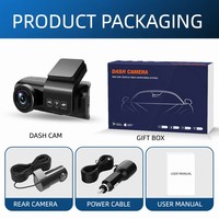 Caméra embarquée personnalisable gratuite avec double objectif avant et arrière pour taxi, enregistreur de conduite 4K, vision nocturne supérieure, capteur G, moniteur de stationnement, dashcam 4K