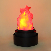 Lampe à flamme à usage intérieur de 20cm pour décoration d'ambiance environnementale