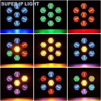 Luz LED Retro Hexagonal de Matriz 7x60W DMX512 para Efectos de Escenario en Discotecas y Fiestas