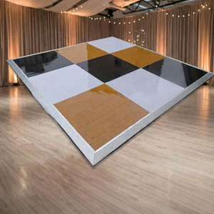 Plataforma Moderna para Pista de Baile con Bordes de Aluminio, Suelo para Escenario Interior en Venta - Product Image 1
