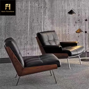 Chaise d'Appoint Moderne Italienne en Cuir Durable Garantie de 10 Ans <span class=keywords><strong>Meubles</strong></span> de Salon de Style Loisirs <span class=keywords><strong>Fauteuil</strong></span> pour Chambre à Coucher Appartement - Product Image 1
