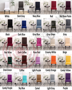 Fundas Elásticas de Tela Spandex para Patas de Silla, Color Blanco y Negro, para Decoración de Fiestas en Casa, Bodas y Eventos - Product Image 2