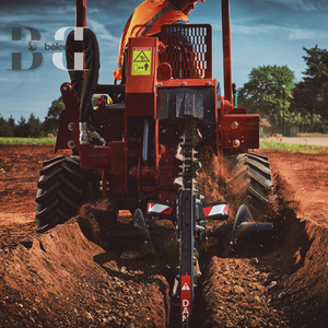 Tractor agrícola de 3 puntos, accesorio de máquina de excavación accionada por PTO, zanjas de motosierra a la venta - Product Image 6