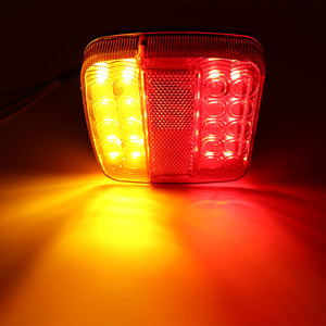 Luz Trasera <span class=keywords><strong>RANPO</strong></span> 12V con Certificación CE para Remolque, Camión, Caravana, 26 LED, Direccional, Freno, Luz de Matrícula - Product Image 3
