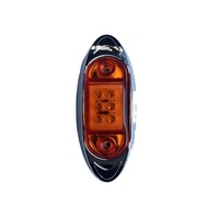 Nouveau système d'éclairage automobile, lampe latérale LED 24V chromée pour autocar, camion, remorque WJC-S-003