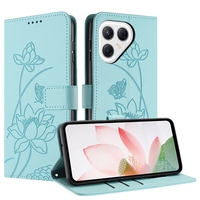 Étui portefeuille en cuir motif fleur de lotus pour Tecno Pova 7 Ultra 5G 6 Neo Spark 40C 40 Pro Plus 4G 30C Camon 40 Premier 30S Housse à rabat