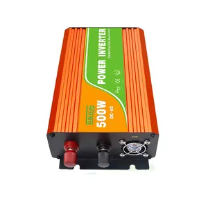 Inverter Gelombang Sinus Murni 500 Watt, 12V Dc Ke Ac 120V untuk Pasar Amerika