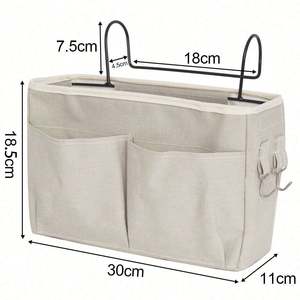 Organizador de Almacenamiento para Cama, Organizador Colgante para Cama, Organizador Colgante para Cama, Organizador Lateral, Soporta hasta 20 libras (10 kg) - Product Image 5