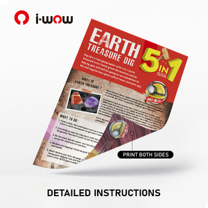 Quà Tặng Trẻ Em 5 Trong 1 Bộ Đồ Chơi Lợi Thế Học Tập Stem Giáo Dục Cho Bé Trai Và Bé Gái Bộ Đào Đá Bộ Sưu Tập Đá - Product Image 5