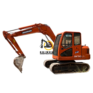 Miniexcavadora de orugas usada Doosan, gran oferta de Mayo de Xuc, componentes centrales, caja de cambios de motor de bomba, 2017 - Product Image 1