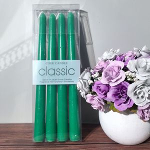 European Classic Red <strong>White</strong> <strong>Taper</strong> <strong>Candles</strong> Handmade Smokeless Unscented DIY Emergency Power Outage Romantic Wedding Christmas Bar - Product Image 6